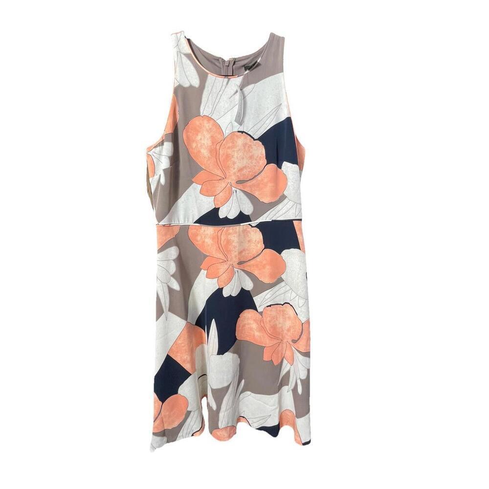 NWT Ann Taylor Factory SZ 6 Dress Floral Print Fit & Flare MSRP $129.99